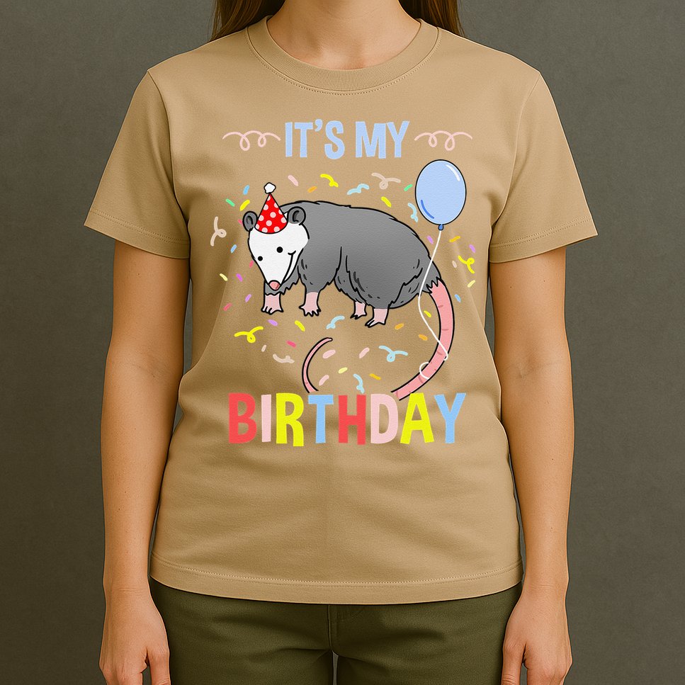 Its My Birthday Opossum T-Shirt