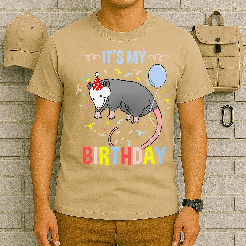 Its My Birthday Opossum T-Shirt