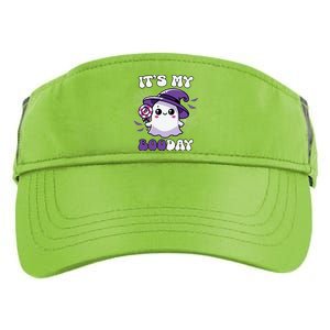 ItS My Boo Day Cute Ghost Halloween Birthday Meaningful Gift Adult Drive Performance Visor