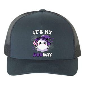 ItS My Boo Day Cute Ghost Halloween Birthday Meaningful Gift Yupoong Adult 5-Panel Trucker Hat