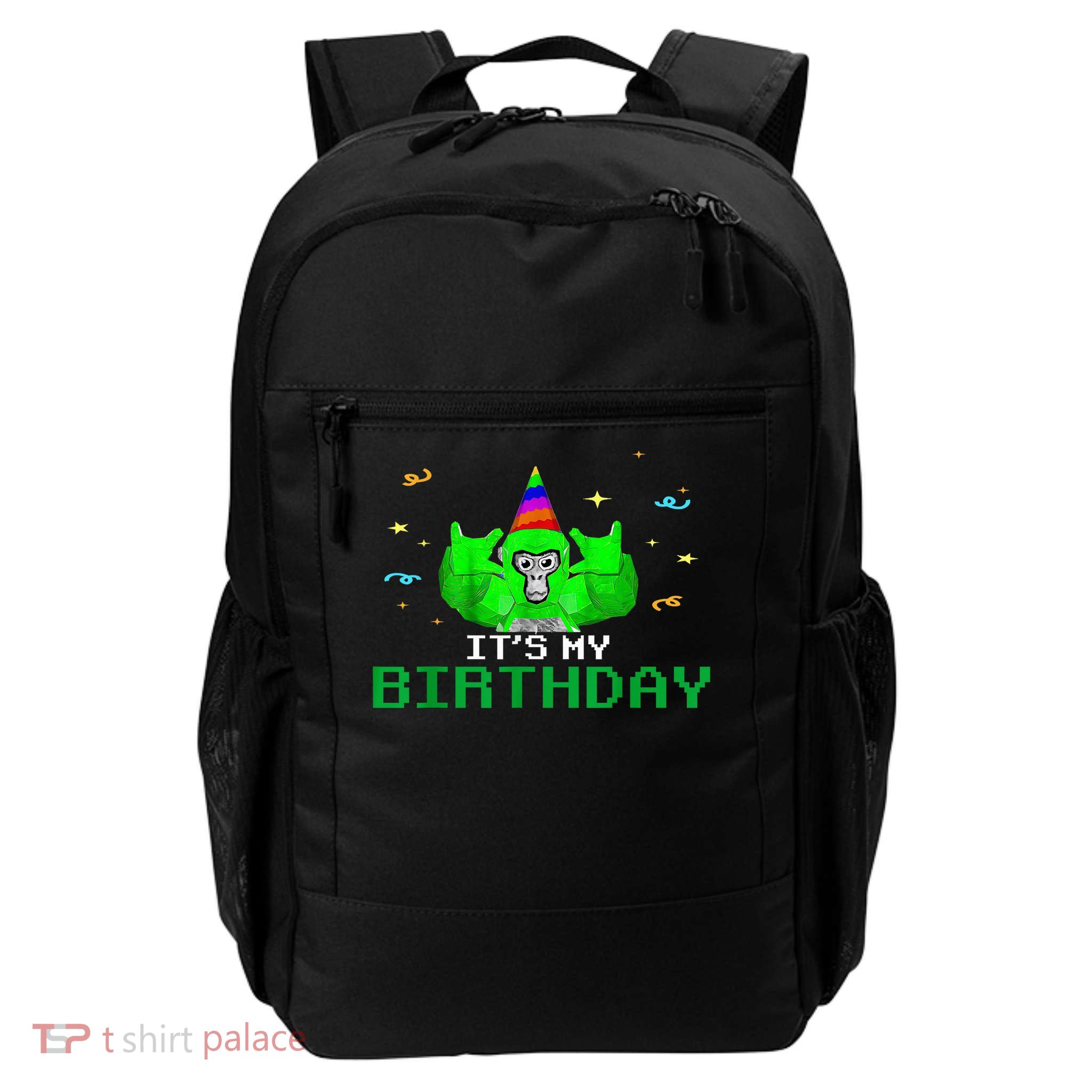 It'S My Birthday Gorilla VR Gamer Video Game Lover Daily Commute Backpack