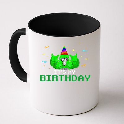 It'S My Birthday Gorilla VR Gamer Video Game Lover Mug