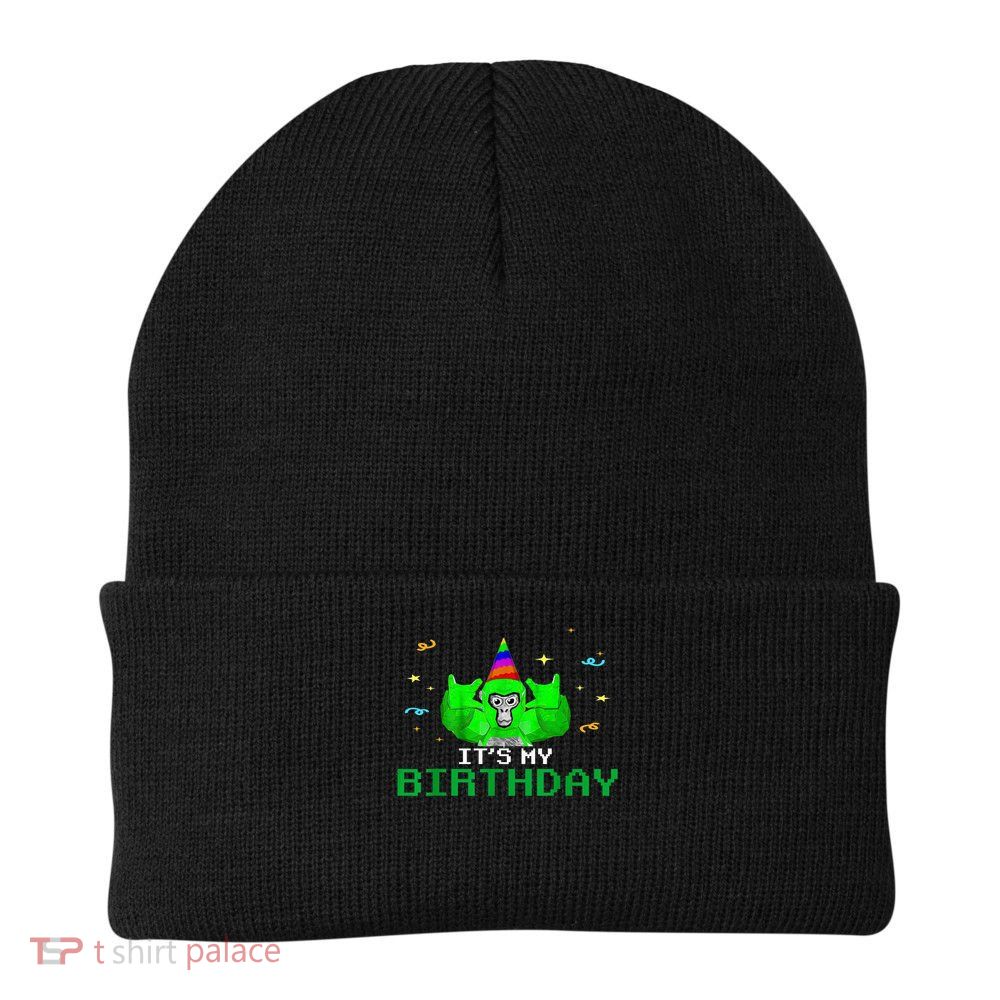 It'S My Birthday Gorilla VR Gamer Video Game Lover Beanie