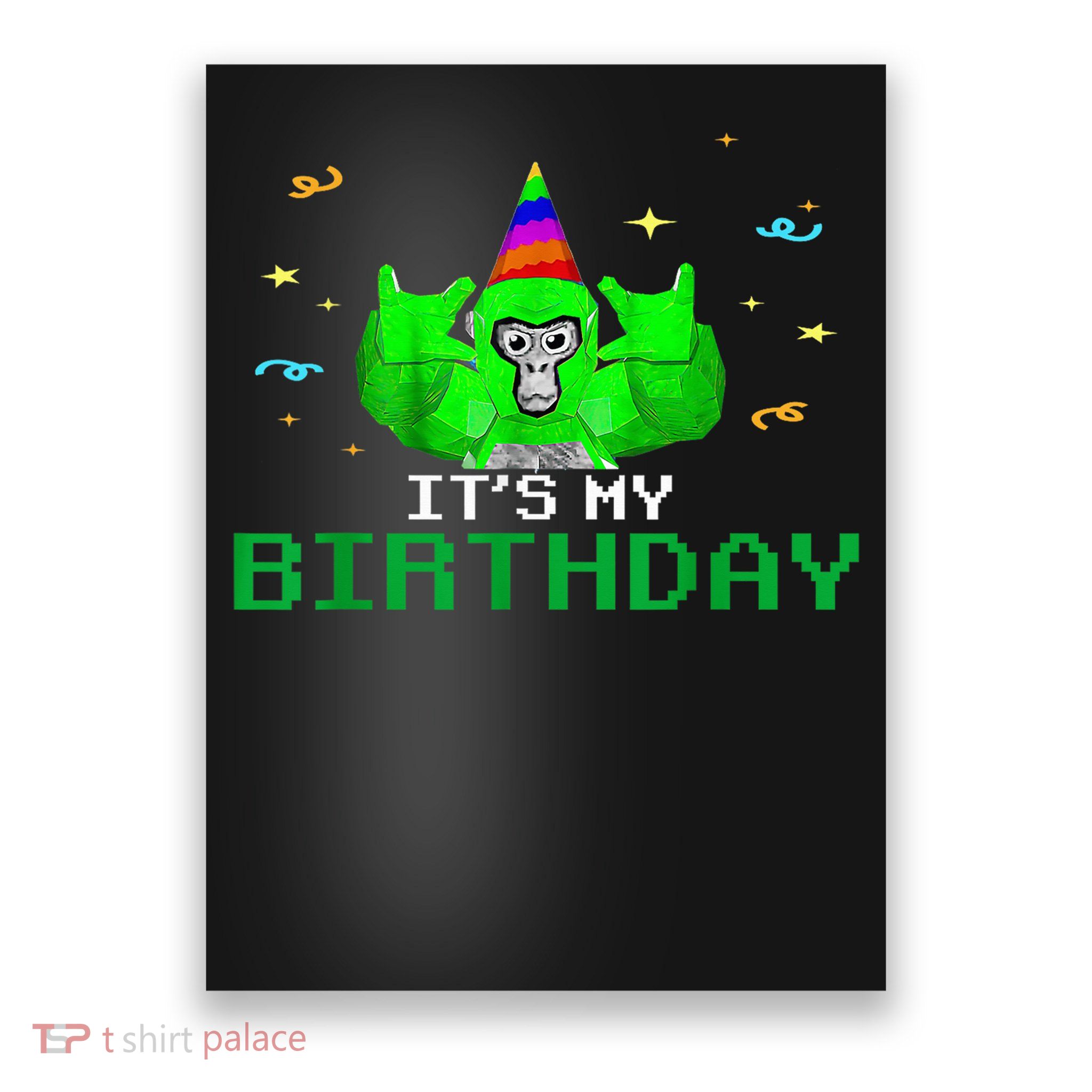 It'S My Birthday Gorilla VR Gamer Video Game Lover Poster