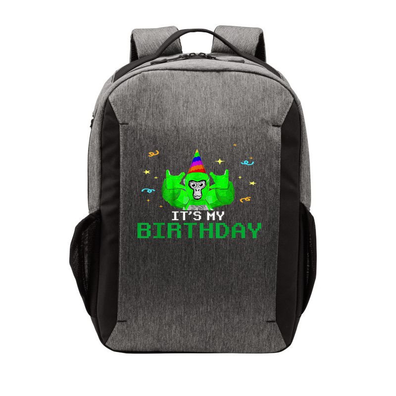 It'S My Birthday Gorilla VR Gamer Video Game Lover Vector Backpack