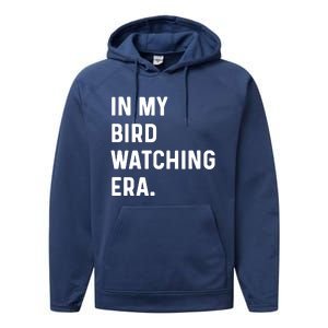 In My Bird Watching Era Birds Telescope Photography Performance Fleece Hoodie