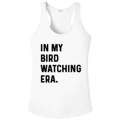 In My Bird Watching Era Birds Telescope Photography Ladies PosiCharge Competitor Racerback Tank