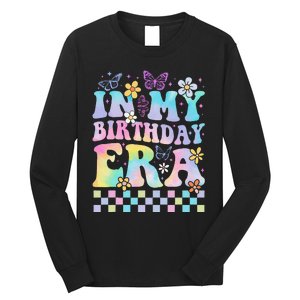 In My Birthday Era Retro Funny Bday Gifts Girl Long Sleeve Shirt