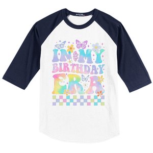 In My Birthday Era Retro Funny Bday Gifts Girl Baseball Sleeve Shirt