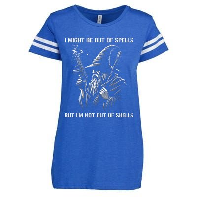 I Might Be Out Of Spells But IM Not Out Of Shells Funny Enza Ladies Jersey Football T-Shirt