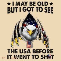 I May Be Old But I Got To See The Usa Before It Went To Shit Zip Tote Bag
