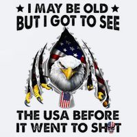 I May Be Old But I Got To See The Usa Before It Went To Shit Sueded Cloud Jersey T-Shirt