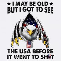 I May Be Old But I Got To See The Usa Before It Went To Shit Sustainable Bucket Hat