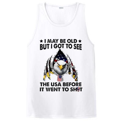 I May Be Old But I Got To See The Usa Before It Went To Shit PosiCharge Competitor Tank
