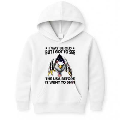 I May Be Old But I Got To See The Usa Before It Went To Shit Kids Hoodie
