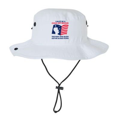 I Must Be A Child Left Behind This Way This Bush Got Me Acting Stupid Bucket Hat