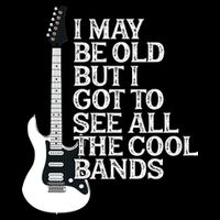 I May Be Old But I Got To See All The Cool Bands Cropped Pullover Crew