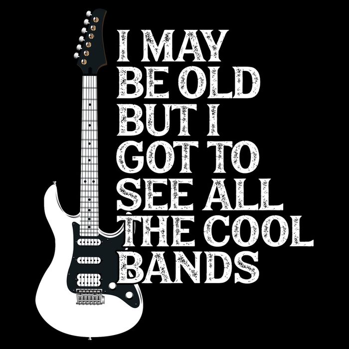 I May Be Old But I Got To See All The Cool Bands Cropped Pullover Crew