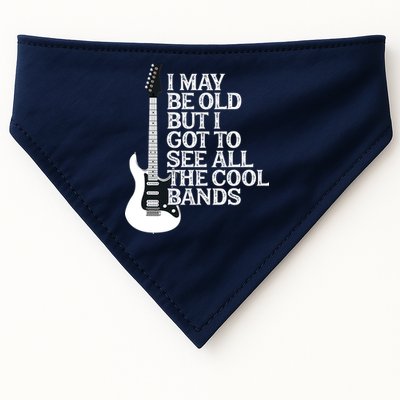 I May Be Old But I Got To See All The Cool Bands USA-Made Doggie Bandana