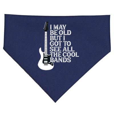 I May Be Old But I Got To See All The Cool Bands USA-Made Doggie Bandana