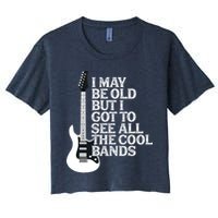 I May Be Old But I Got To See All The Cool Bands Crop Top
