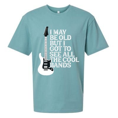 I May Be Old But I Got To See All The Cool Bands Sueded Cloud Jersey T-Shirt