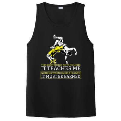 It Must Be Earned Wrestling Short Sleeve PosiCharge Competitor Tank