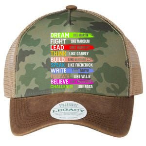 Inspiring Martin Black History Month African American Legacy Tie Dye Trucker Hat