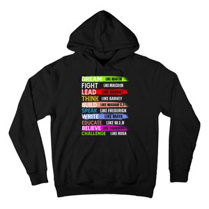 Inspiring Martin Black History Month African American Hoodie