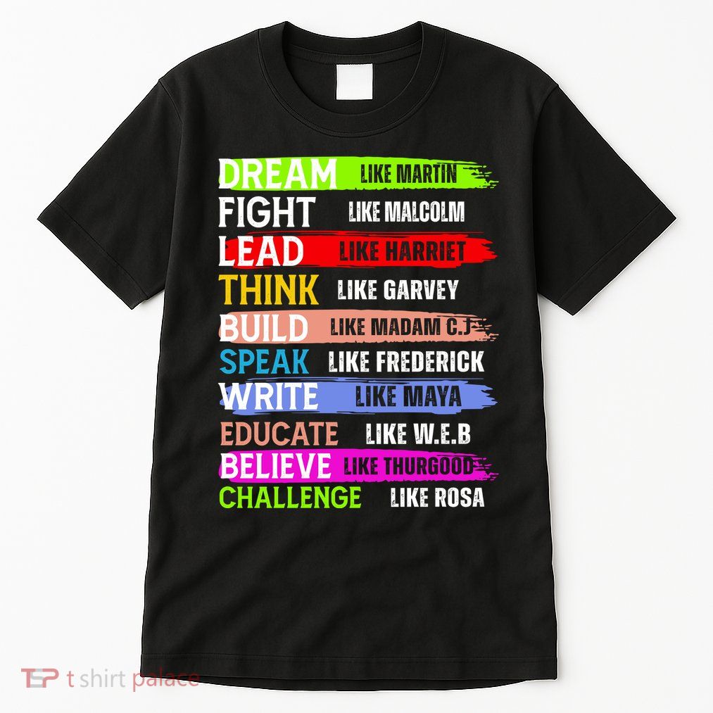 Inspiring Martin Black History Month African American Tall T-Shirt