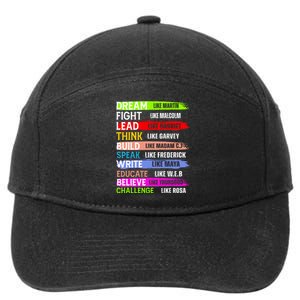 Inspiring Martin Black History Month African American 7-Panel Snapback Hat