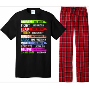 Inspiring Martin Black History Month African American Pajama Set