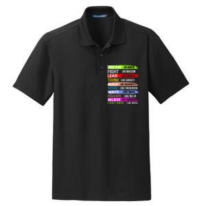 Inspiring Martin Black History Month African American Dry Zone Grid Polo