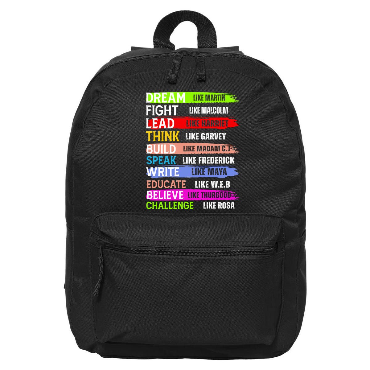 Inspiring Martin Black History Month African American 16 in Basic Backpack