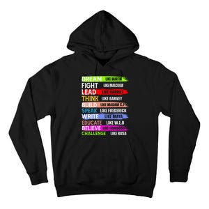 Inspiring Martin Black History Month African American Tall Hoodie