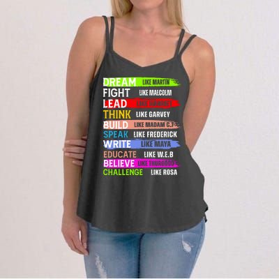 Inspiring Martin Black History Month African American Women's Strappy Tank