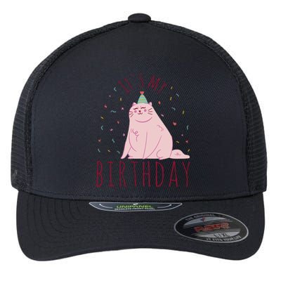 It's My Birthday Cat Flexfit Unipanel Trucker Cap