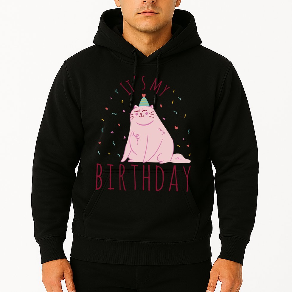 It's My Birthday Cat Hoodie