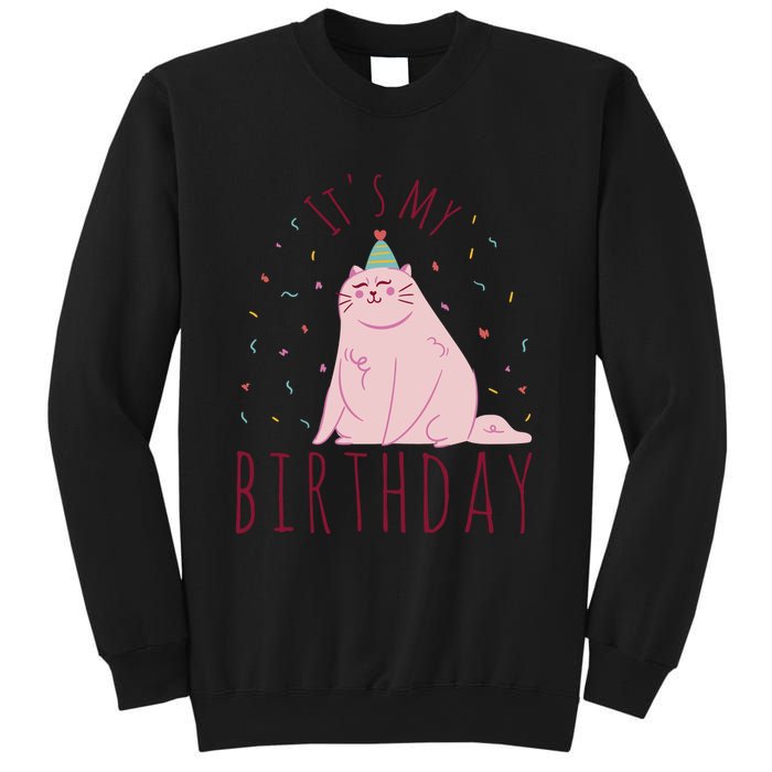 It's My Birthday Cat Sweatshirt
