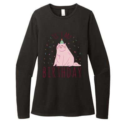 It's My Birthday Cat Womens CVC Long Sleeve Shirt