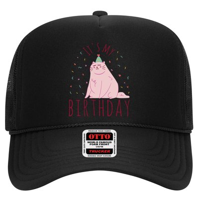 It's My Birthday Cat Trucker Hat