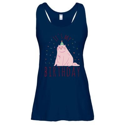 It's My Birthday Cat Ladies Essential Flowy Tank