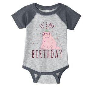 It's My Birthday Cat Infant Baby Jersey Bodysuit