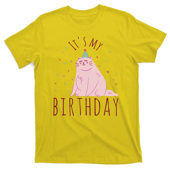 It's My Birthday Cat T-Shirt