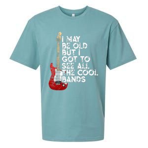 I May Be Old But I Got To See All The Cool Bands Sueded Cloud Jersey T-Shirt