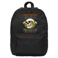 I May Be Old But I Was A Firefighter When It Was Cool 16 in Basic Backpack