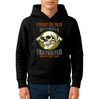 I May Be Old But I Was A Firefighter When It Was Cool Kids Hoodie