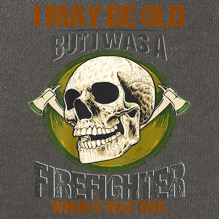 I May Be Old But I Was A Firefighter When It Was Cool Cotton Canvas Backpack