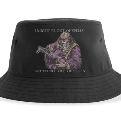 I Might Be Out Of Spells But IM Not Out Of Shells Sustainable Bucket Hat