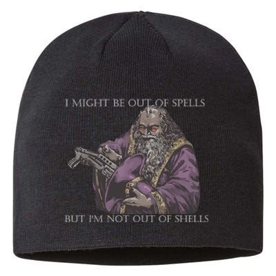 I Might Be Out Of Spells But IM Not Out Of Shells Sustainable Beanie